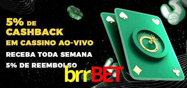 Promoções do cassino ao Vivo brrbet